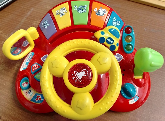 VTech Toys Tiny Tot Driver Steering Wheel photo