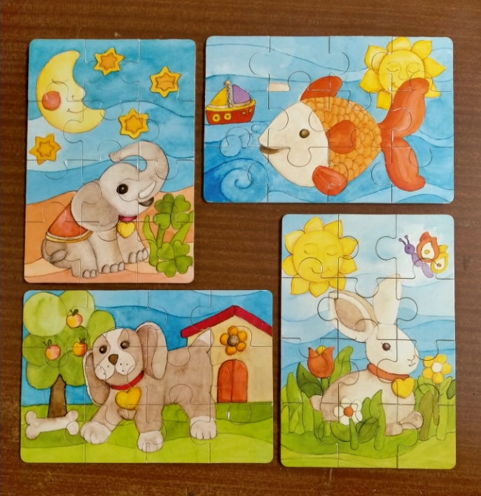 Animal puzzle set