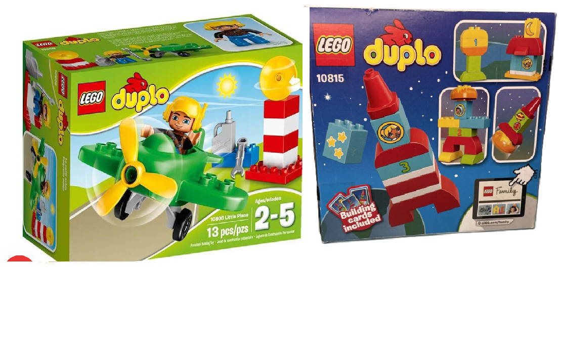 Duplo Airplane & Duplo My First Rocket Sets