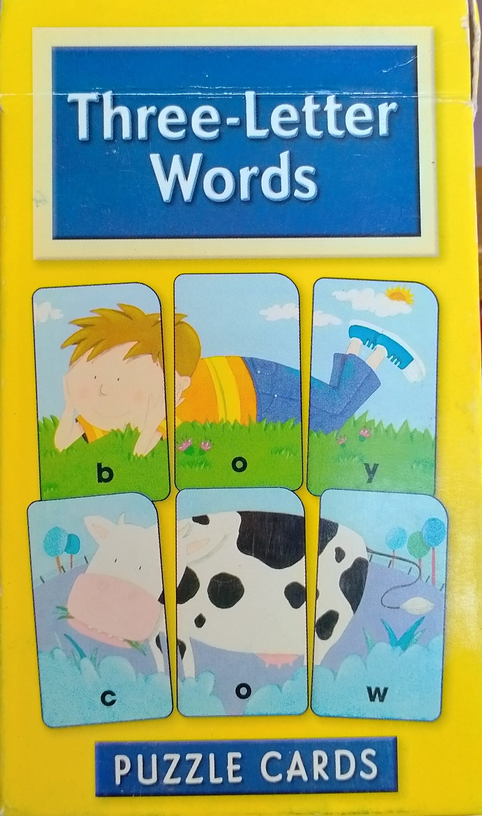 Three Letter Word Matching Cards