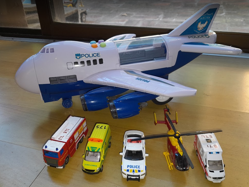 Emergency services Transport Plane and Vehicles