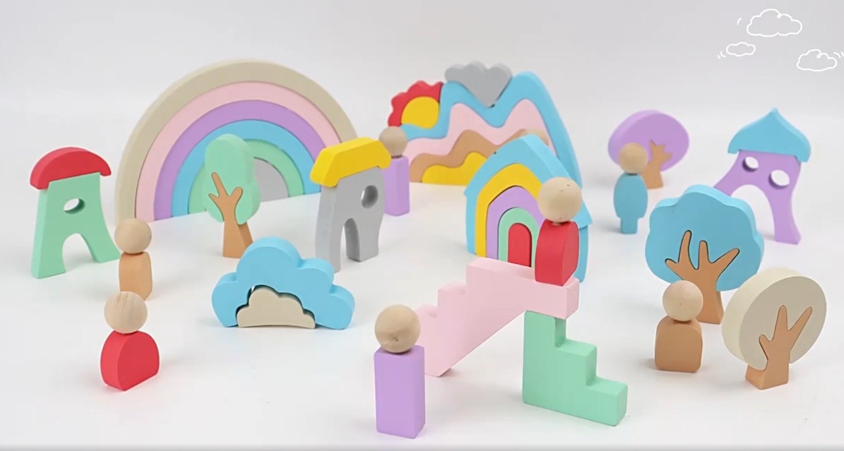 Fairytale Town Stacking Playset