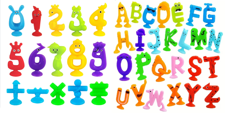 Build `N` Pop Fidget Construction set 2- numbers & letters