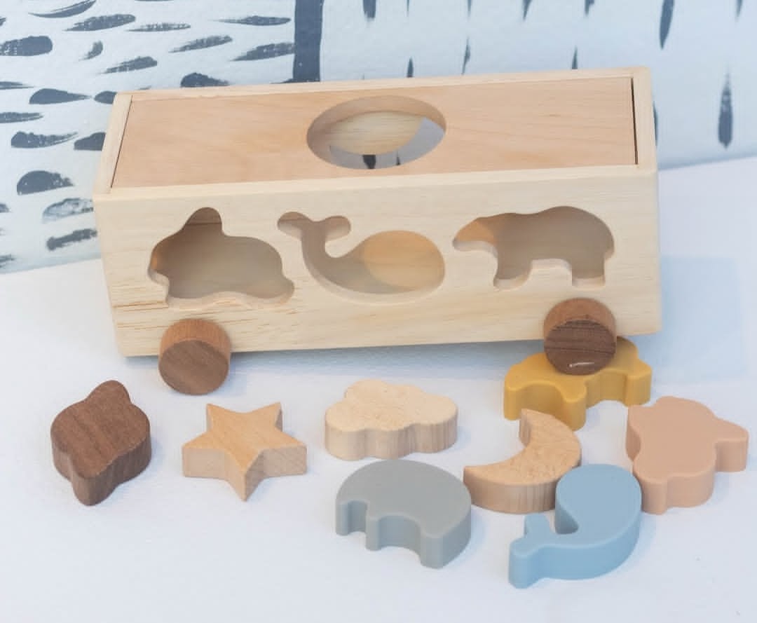 Wooden shape matching  toy